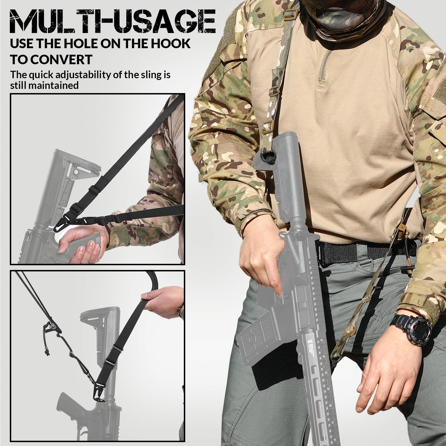 VOTAGOO® QD 2 Point Rifle Sling