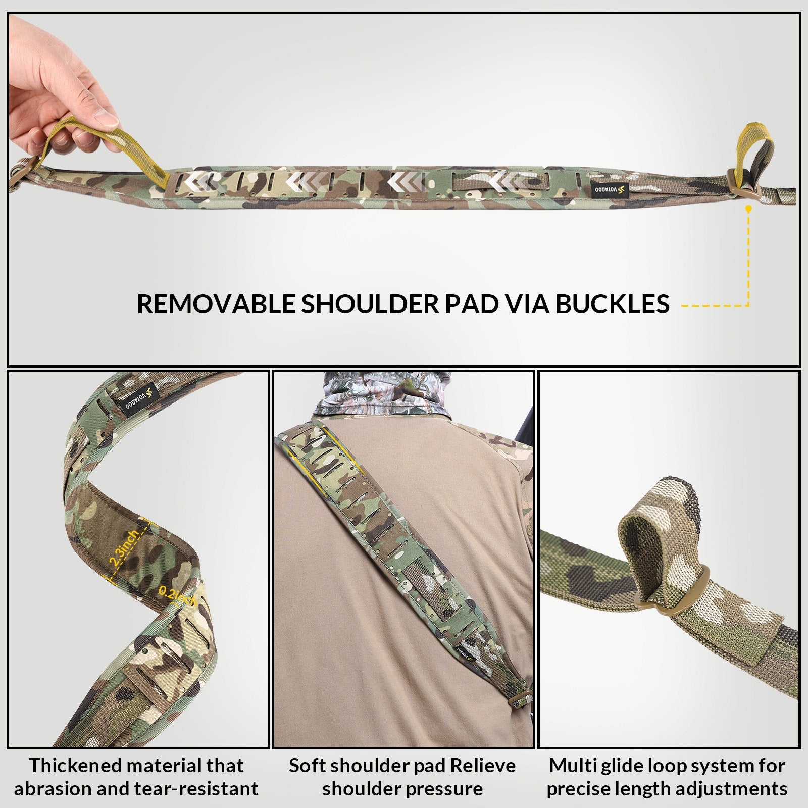 VOTAGOO® QD 2 Point Rifle Sling