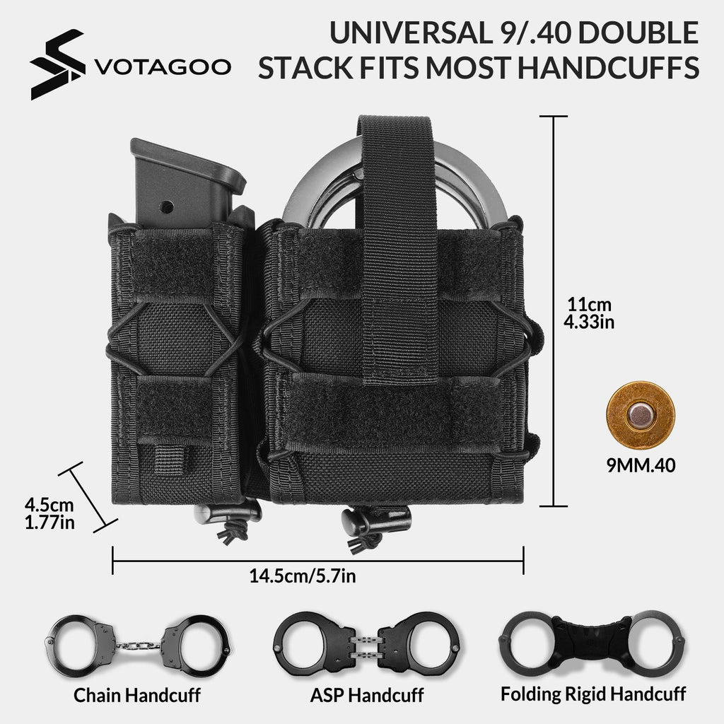 VOTAGOO® Combo Handcuff Mag Pouch