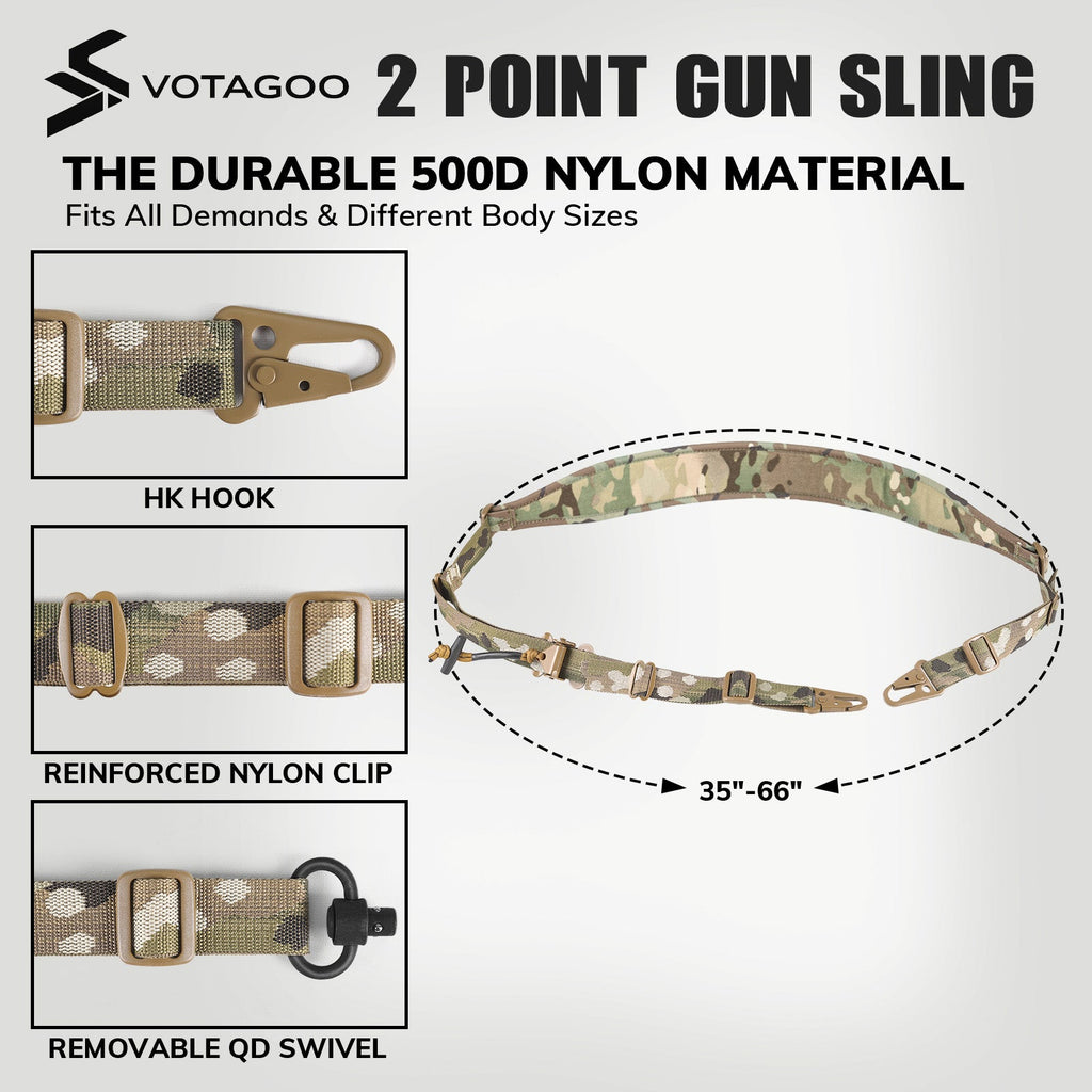VOTAGOO® QD 2 Point Rifle Sling