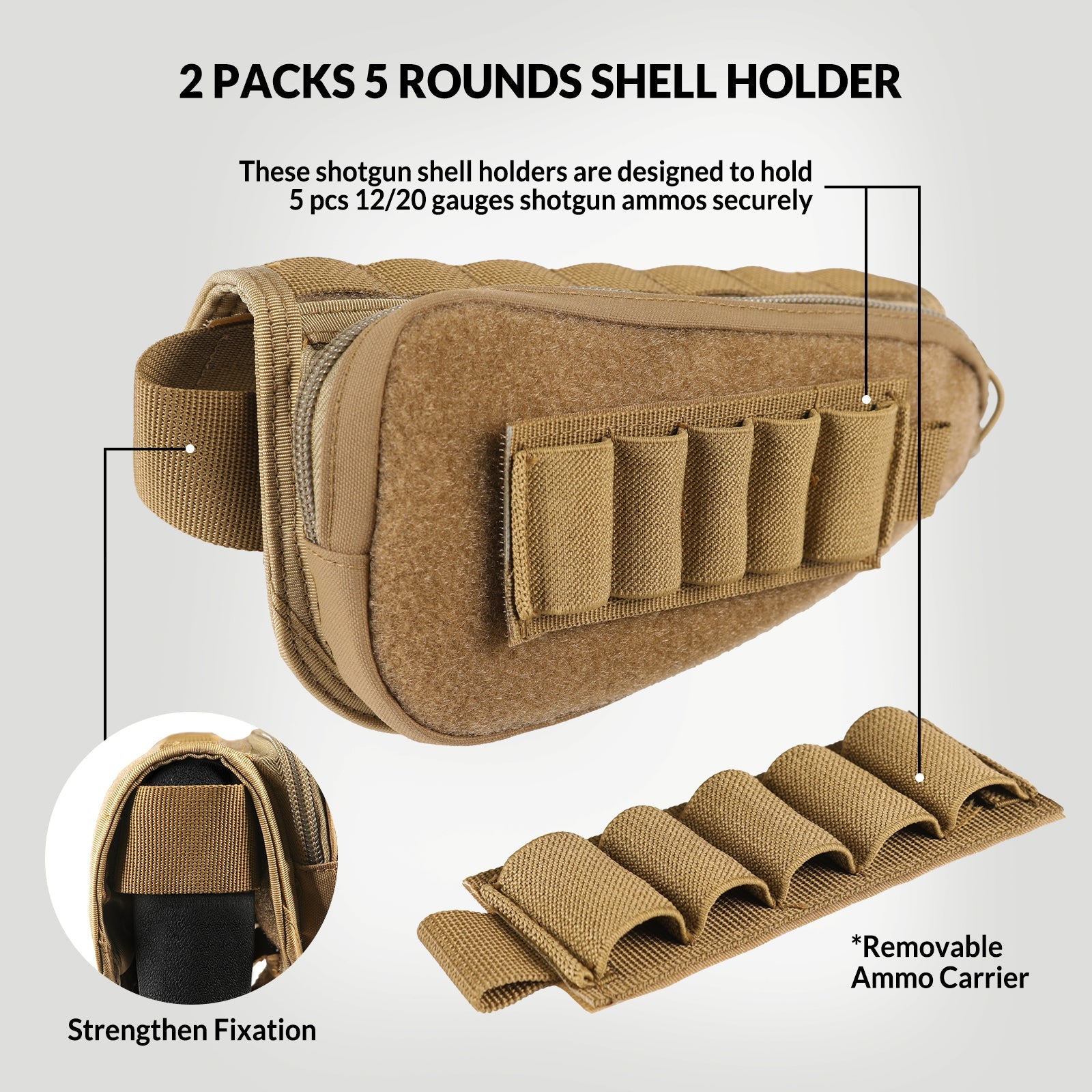 VOTAGOO® Tactical Gunstock Pouch