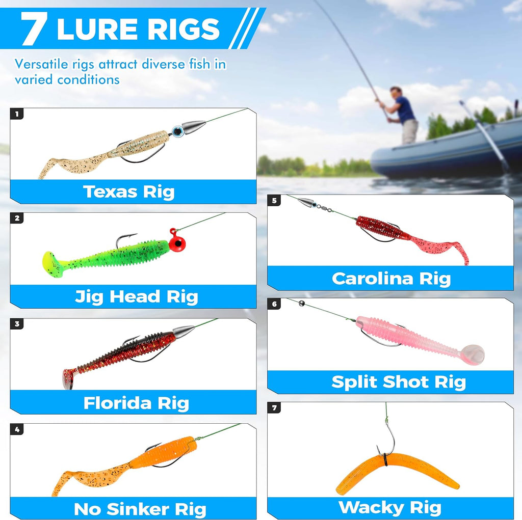 PLUSINNO's 137-Piece Fishing Lure Kit
