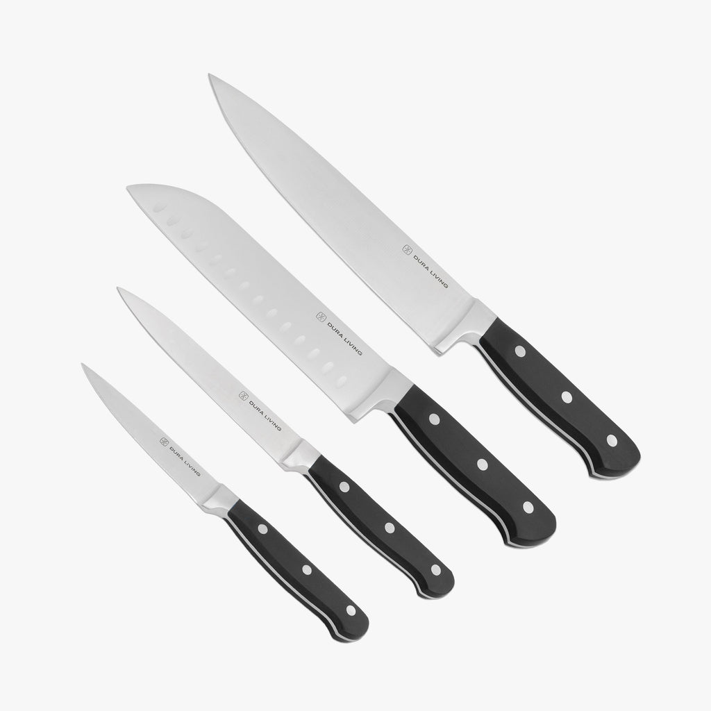 Superior 4-Piece Kitchen Knife Set – Black
