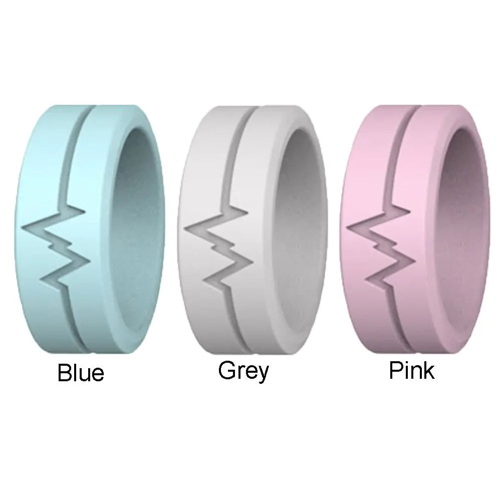 New Luminous Silicone Ring Women Men Glow In The Dark Round Finger Rings Fluorescent Flexible Party Jewelry Anniversary Gifts