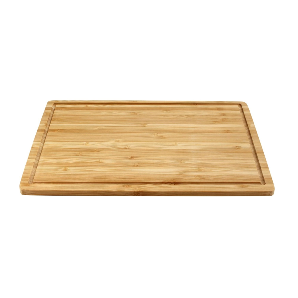 Bamboo Wood Cutting Board: Large – (17.75” x 11.8”) Durable, Eco-Friendly Chopping Board