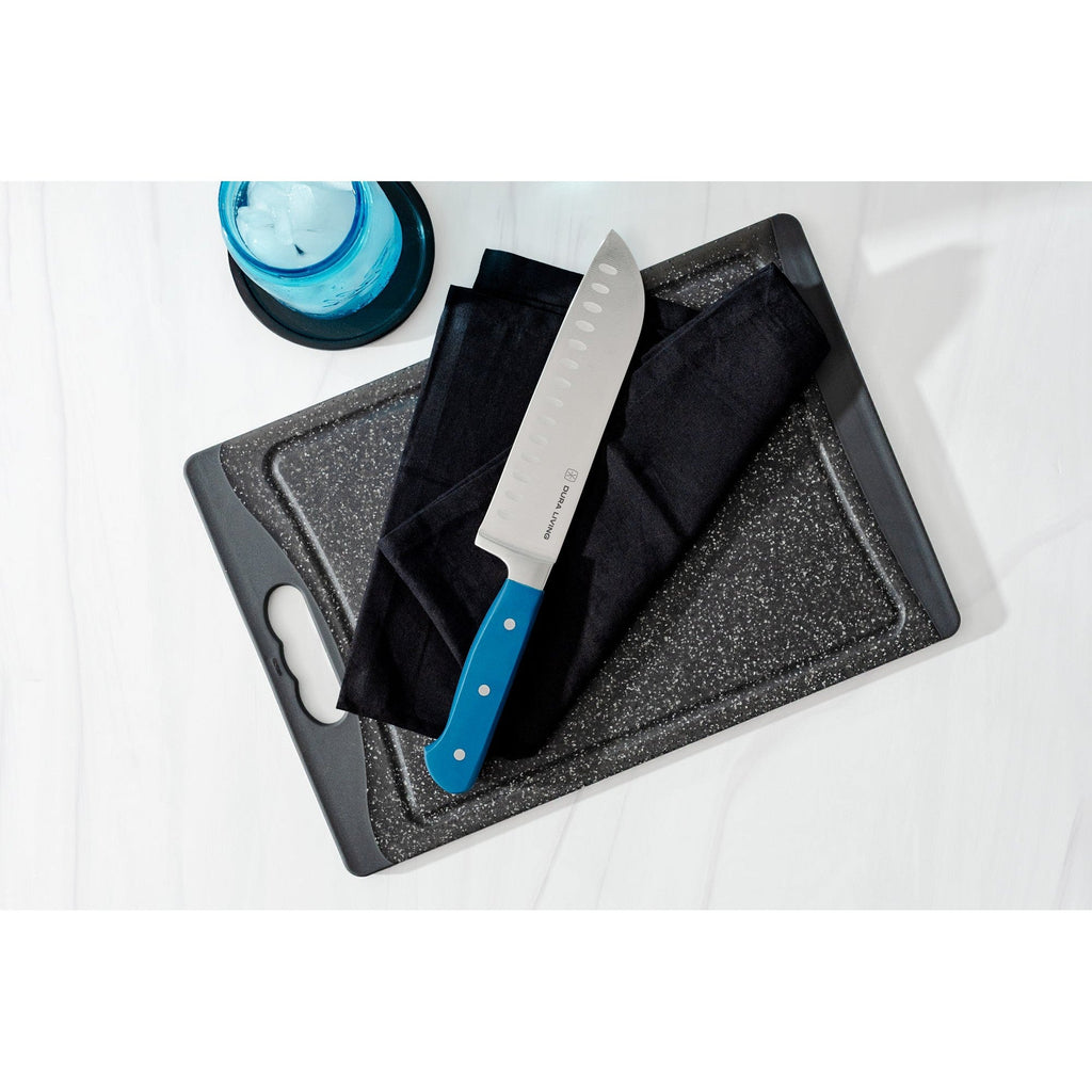 Superior 7 inch Santoku Knife - Royal Blue